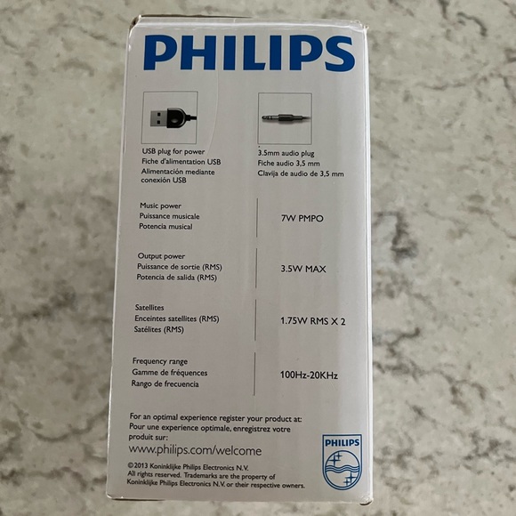 Philips Wood Finish 7W Clear Sound Multimedia Speakers - Picture 4 of 4